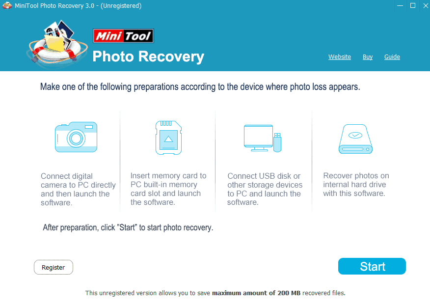MiniTool Photo Recovery64位3.0