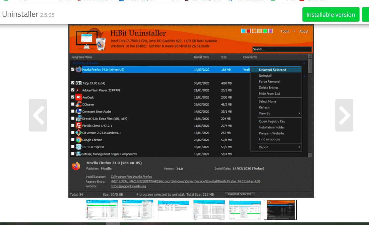 HiBit Uninstaller3.1.62.100