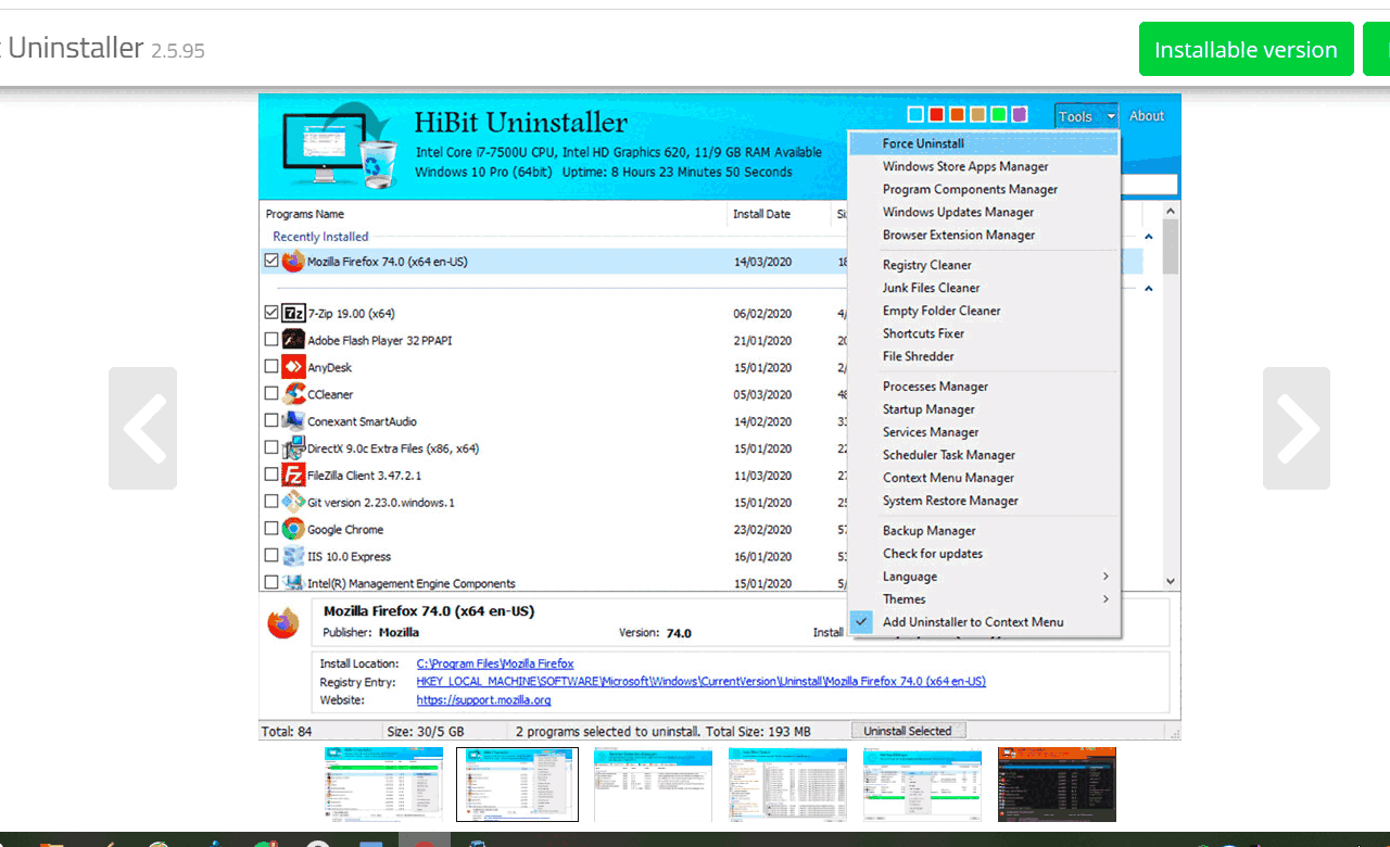 HiBit Uninstaller3.1.62.100