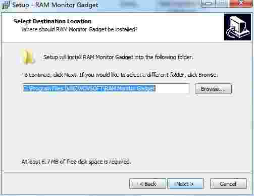 RAM Monitor Gadget1.4