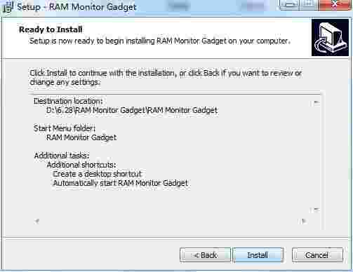 RAM Monitor Gadget1.4