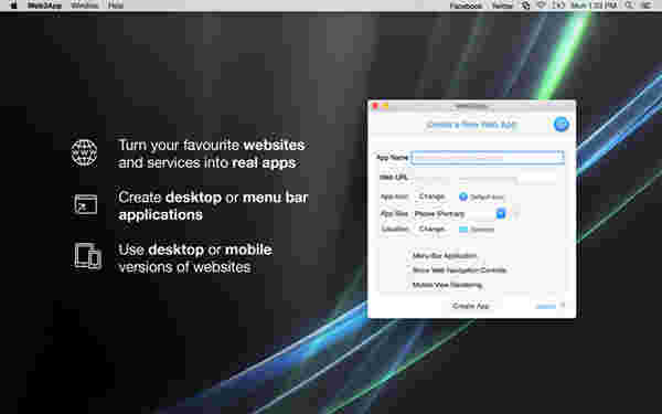 Web2App Mac版