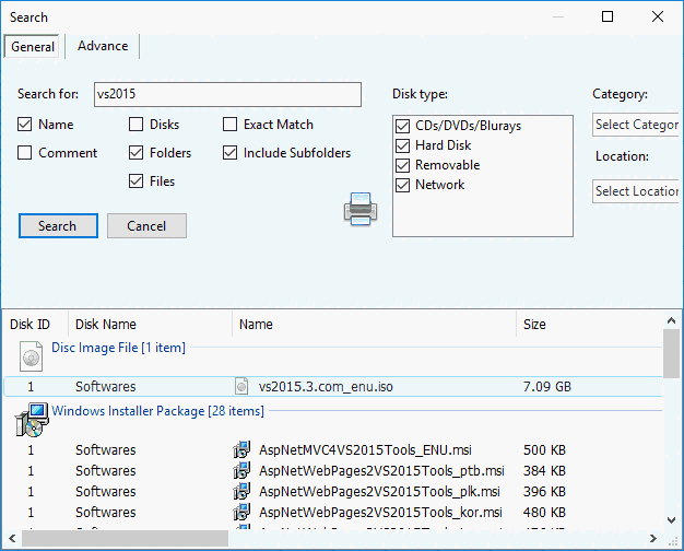 Easy Disk Catalog Maker