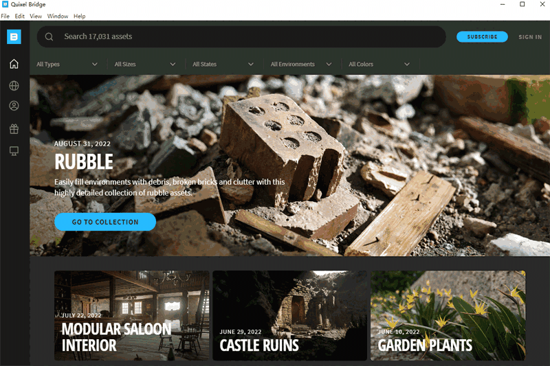 Quixel Bridge64位2022.0.6