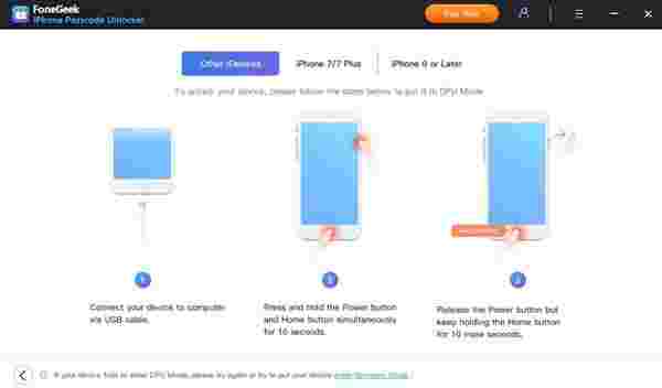 FoneGeek iPhone Passcode Unlocker