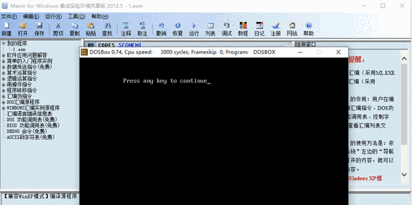 Masm for windows v1.17