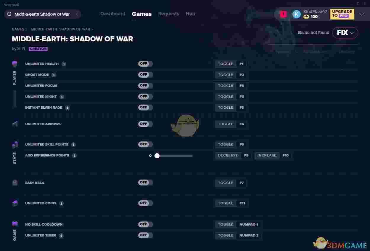 中土世界战争之影修改器旧版本