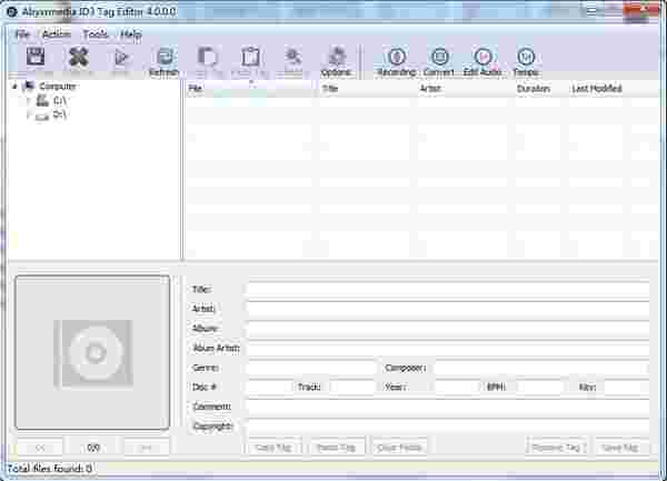 Abyssmedia ID3 Tag Editor(音频标签编辑器)v4.0.0.0