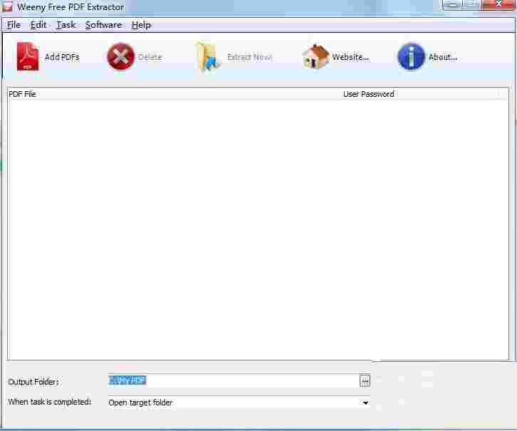 Weeny Free PDF Extractor v1.0