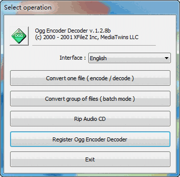 《OGG Encoder Decoder》官方版