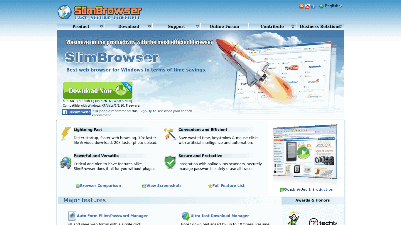 Slim Browser32位便携版-18.0.0