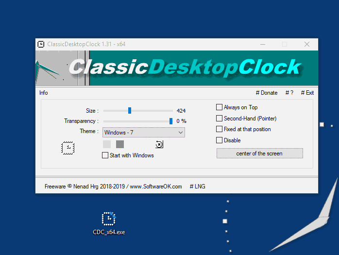 ClassicDesktopClock4.45x64位