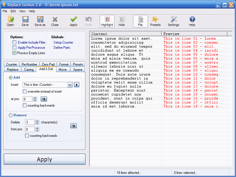 ReplaceGenius文本内容快速替换工具4.31