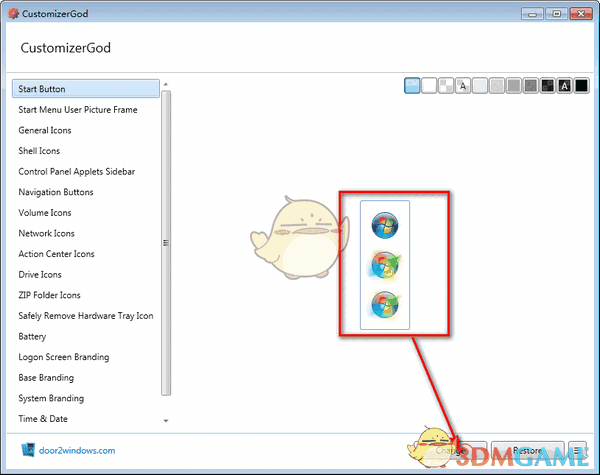 自定义系统图标软件(CustomizerGod)v1.7.6.1
