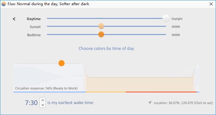 f.lux护眼软件官方版