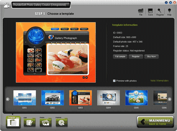 ThunderSoft Photo Gallery Creator3.0.0