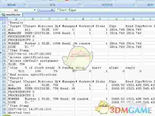 IOmeter(io性能测试工具)v1.1.0