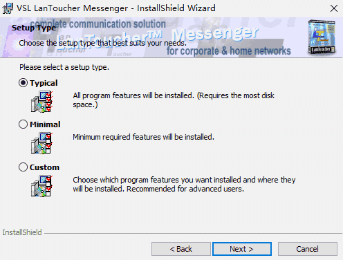 VSL LanToucher Network Messeng