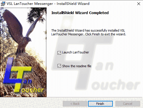 VSL LanToucher Network Messeng