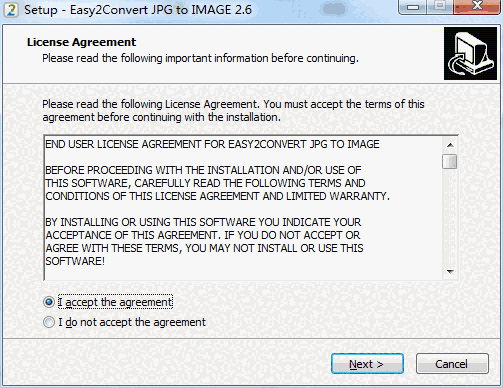 Easy2Convert JPG to IMAGE v2.6