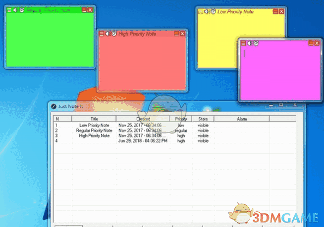 彩色桌面便签工具(JustNoteIt)v1.3