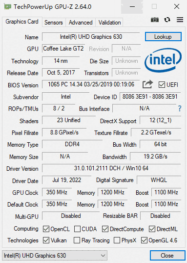 GPU-Zv2.64.0