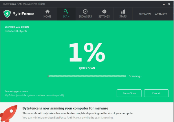 ByteFence Anti Malwarev3.19