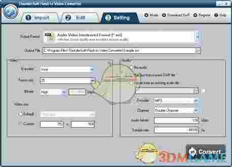 ThunderSoft Flash to AVI Converter最新版