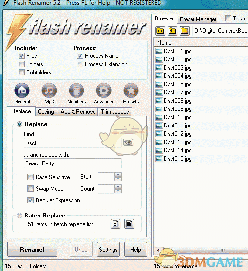 RL Vision Flash Renamer (批量更名软件) 6.8