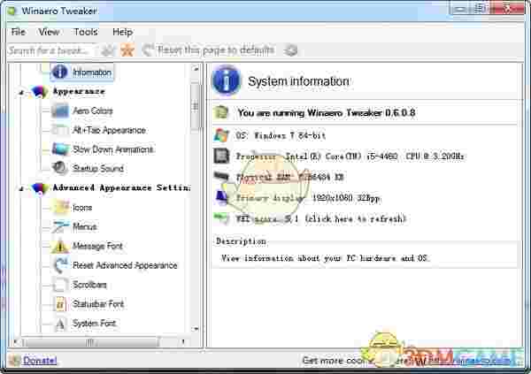  Winaero Tweaker(Windows外观和性能设置)v1.33