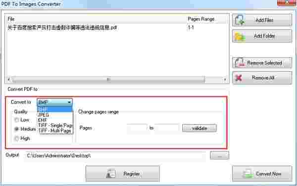 PDF to Images Converterv1.0.2