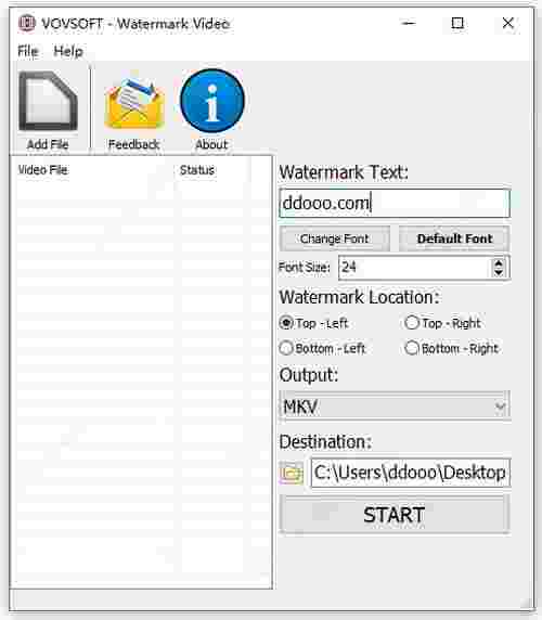 VovSoft Watermark Video1.7
