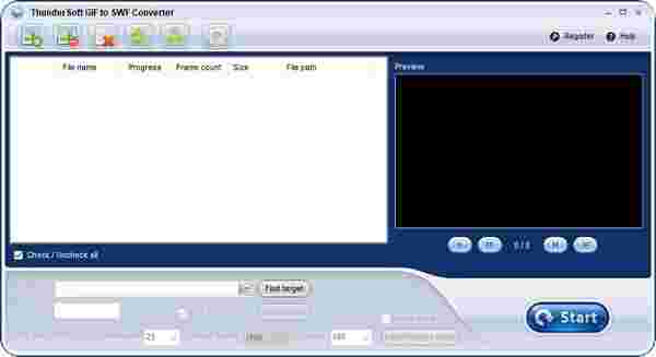 ThunderSoft GIF to SWF Converterv2.6.0.0