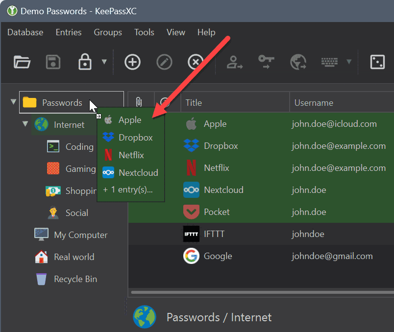 KeePassXC-2.7.6-Win64便携版