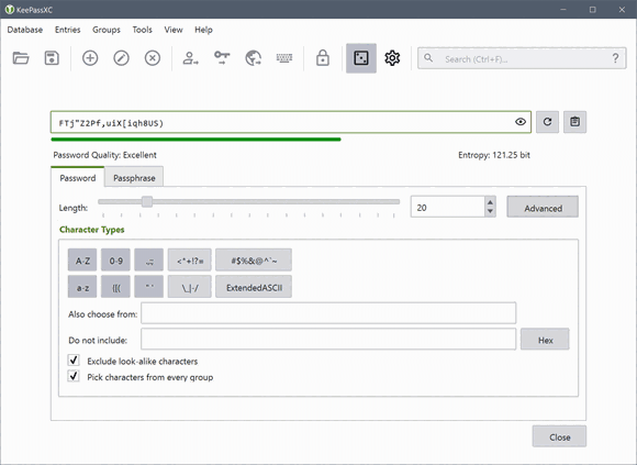 KeePassXC-2.7.6-Win64便携版