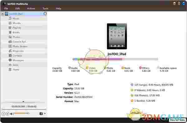 ImTOO PodWorks(iPod设备管理工具)v5.7.35