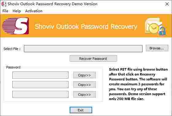 Shoviv Outlook Password Recovery20.1