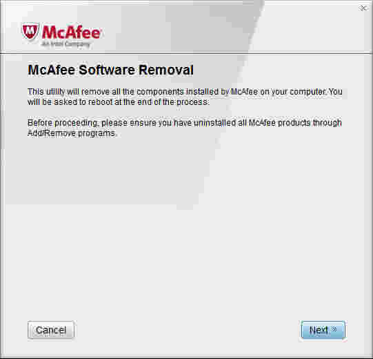 《迈克菲卸载工具》最新版