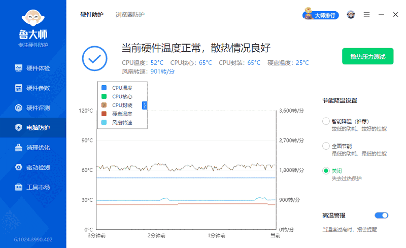 鲁大师v6.1024.4070.9120