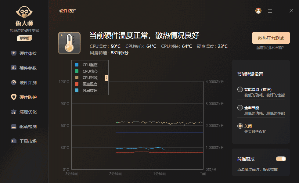 鲁大师6.1025.4150.207