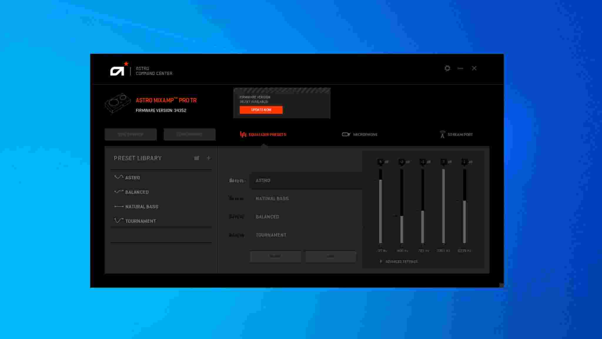 Astro Firmware Update