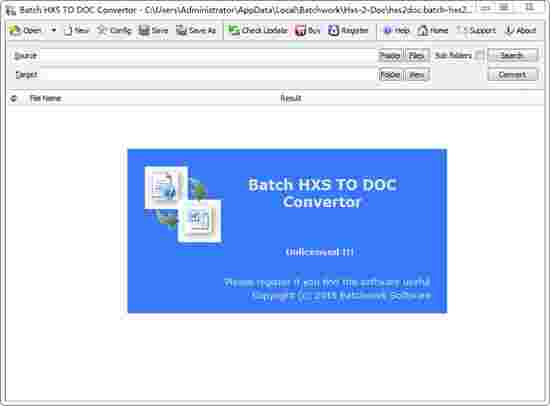Batch HXS TO DOC Converter v2020.12