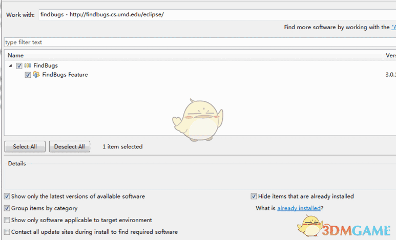 eclipse findbugs插件 3.5
