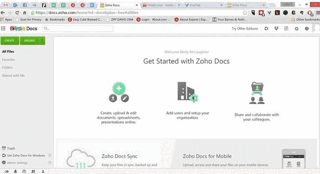 zoho docs1.9