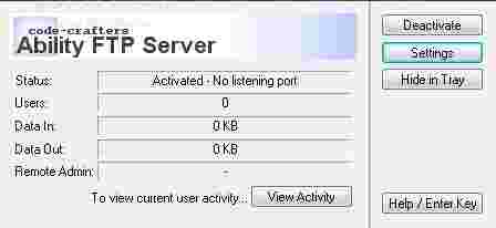 Ability FTP Serverv2010.4.0.0