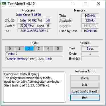 TestMem5 v0.1.2