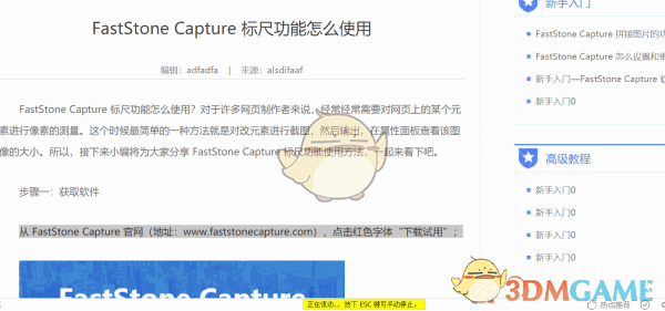 屏幕截图软件(FastStone Capture)v9.6.0
