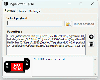 TegraRcmGUI2.6.0.0