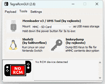 TegraRcmGUI2.6.0.0