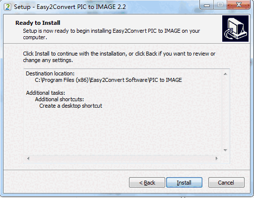 Easy2Convert PIC to IMAGEv2.2